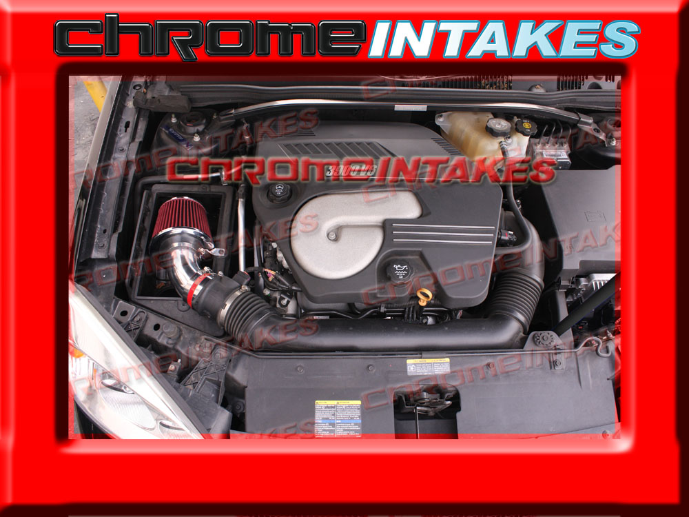 04 10 CHEVY MALIBU/G6 3.5L/3.6/3.9L V6 AIR INTAKE S RED  